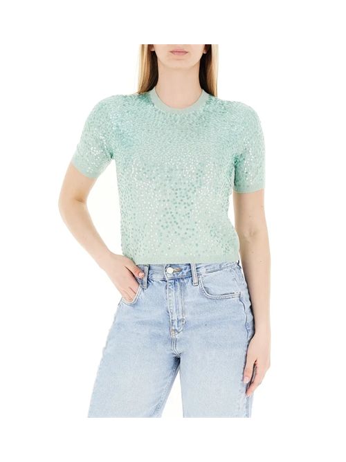 Vicolo t-shirt con paillettes VICOLO | 22027DACQUA
